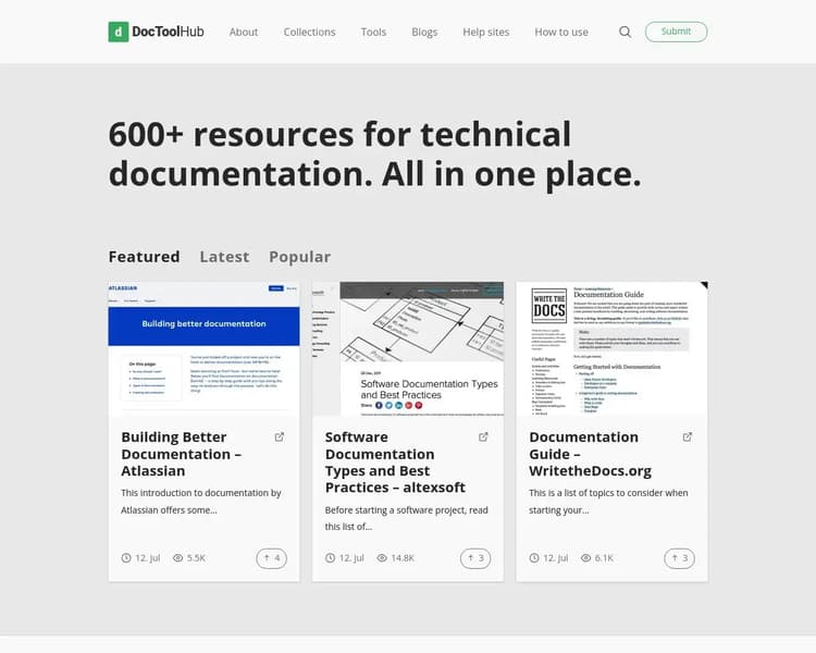 DocToolHub Screenshot