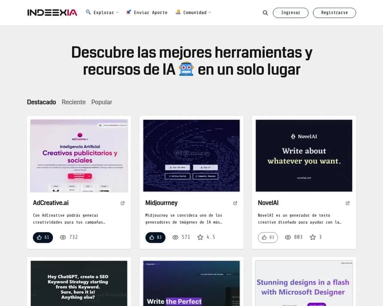 Indeexia Screenshot