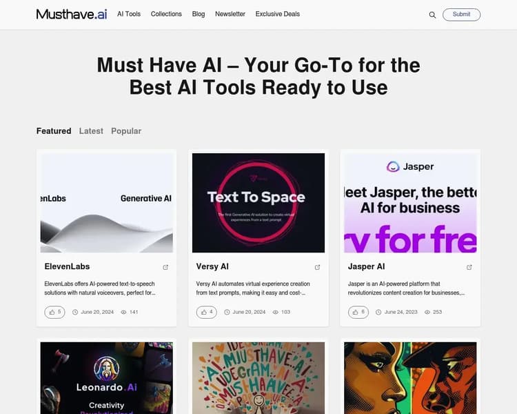 MustHave AI Screenshot